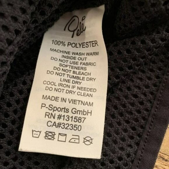 PELE Soccer Embroidered Zippered Windbreaker Warmup Jacket With Hood XL - Picture 6 of 10